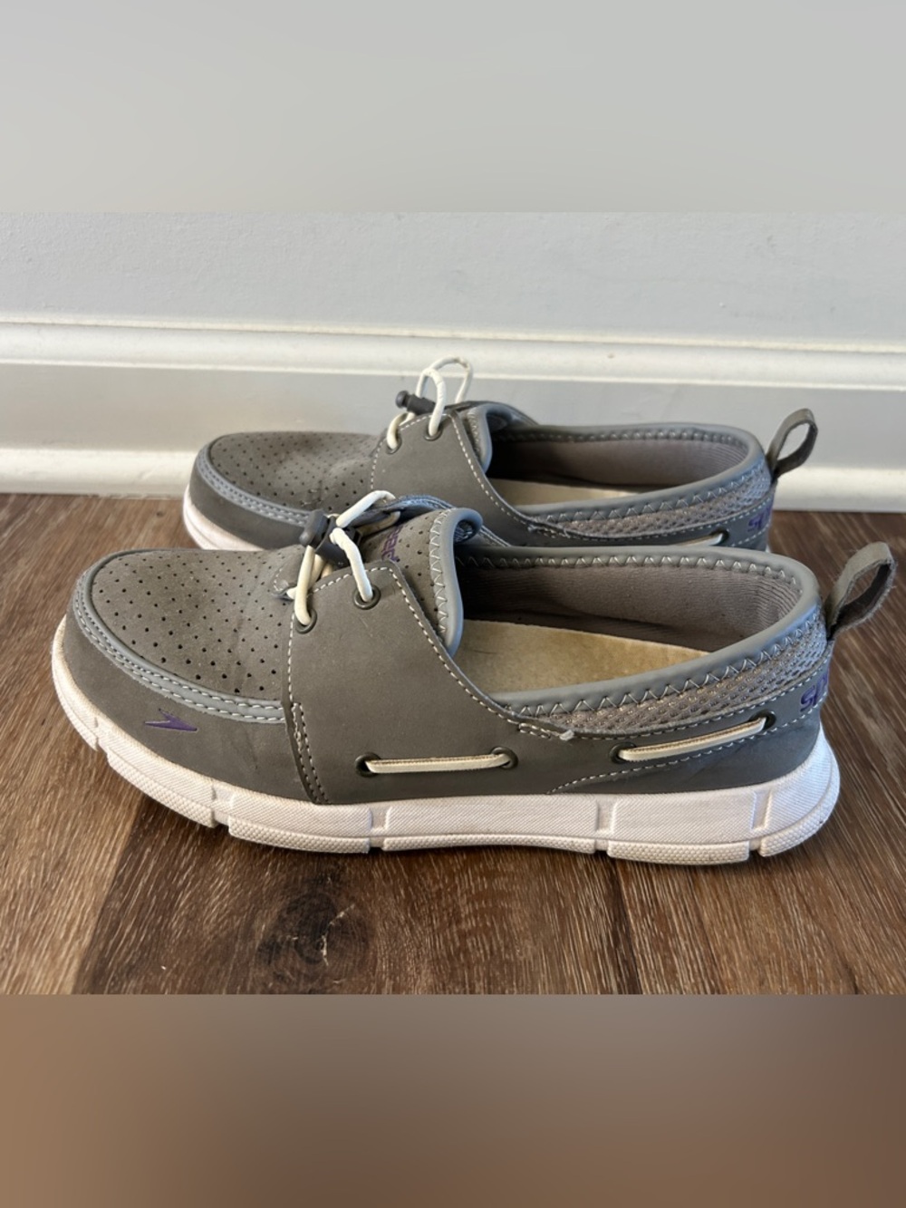 Women’s 🩷Speedo Gray Casual Boat Shoes Size 6.5